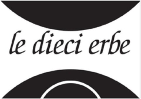 LE DIECI ERBE Logo (EUIPO, 08/07/2009)