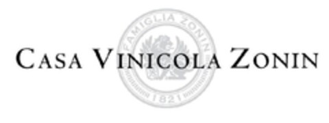 CASA VINICOLA ZONIN FAMIGLIA ZONIN 1821 Logo (EUIPO, 07/08/2011)