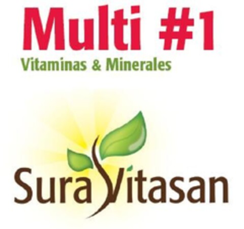 Multi #1 Vitaminas & Minerales Sura Vitasan Logo (EUIPO, 07/23/2012)