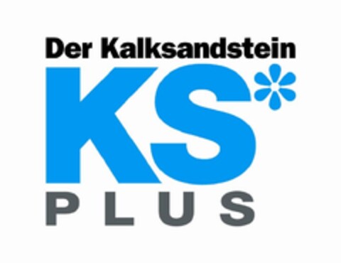 Der Kalksandstein KS* PLUS Logo (EUIPO, 08.08.2013)