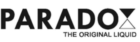 PARADOX THE ORIGINAL LIQUID Logo (EUIPO, 10.10.2013)