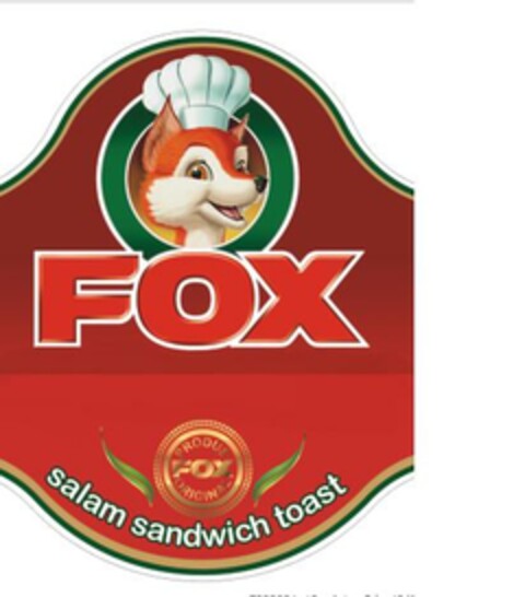 Fox salam sandwich toast Produs Fox Original Logo (EUIPO, 27.02.2014)
