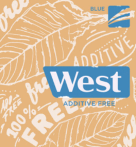 WEST ADDITIVE FREE BLUE Logo (EUIPO, 08/19/2014)