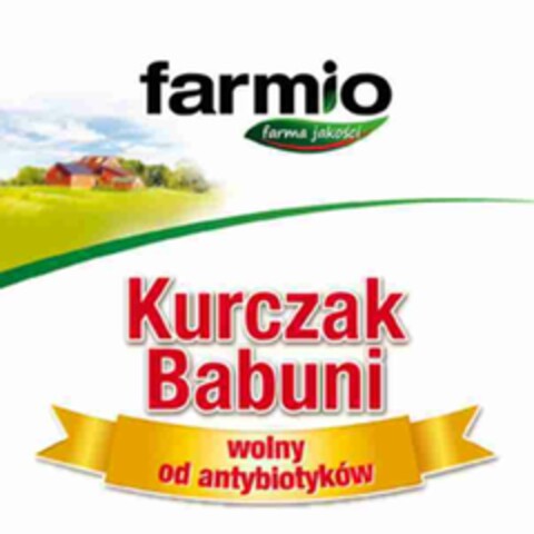 Farmio farma jakości Kurczak Babuni wolny od antybiotyków Logo (EUIPO, 30.04.2015)