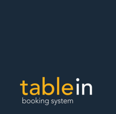 table in booking system Logo (EUIPO, 05/18/2015)