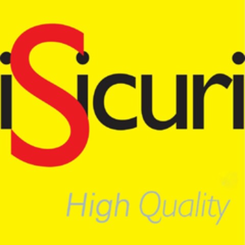 iSicuri High Quality Logo (EUIPO, 23.09.2015)