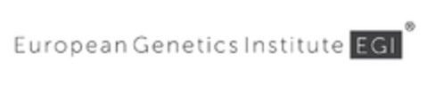 European Genetics Institute EGI Logo (EUIPO, 06/02/2016)