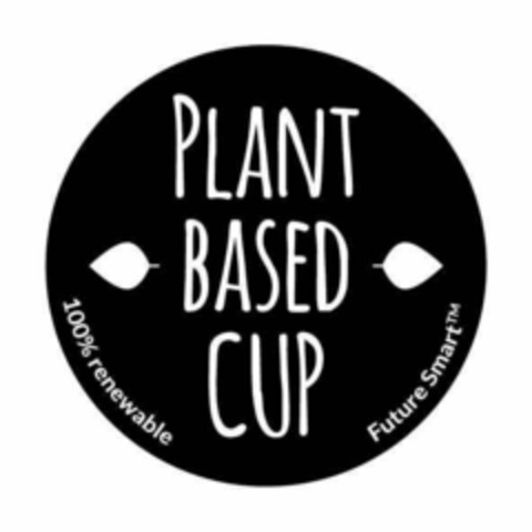 PLANT BASED CUP 100% renewable Future Smart TM Logo (EUIPO, 12/14/2016)