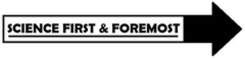 SCIENCE FIRST & FOREMOST Logo (EUIPO, 03.01.2018)