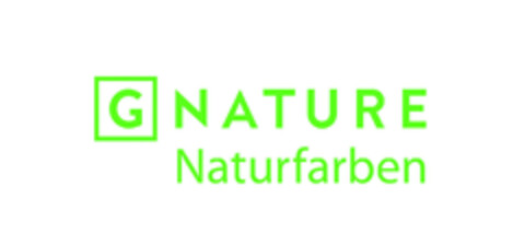 G NATURE Naturfarben Logo (EUIPO, 20.09.2018)