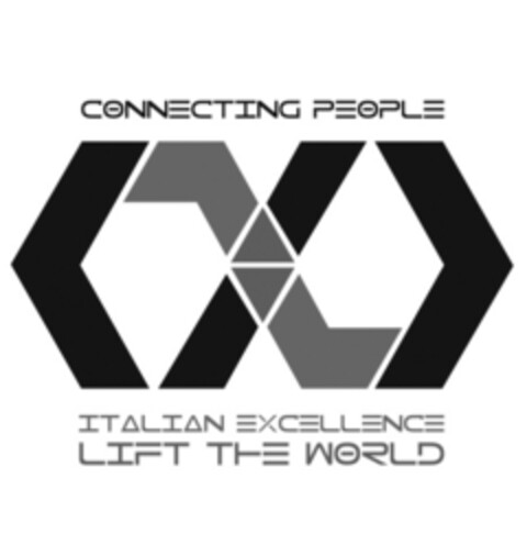 CONNECTING PEOPLE ITALIAN EXCELLENCE LIFT THE WORLD Logo (EUIPO, 11.06.2019)