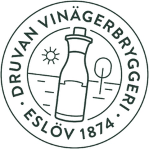 DRUVAN VINÄGERBRYGGERI ESLÖV 1874 Logo (EUIPO, 12/13/2021)