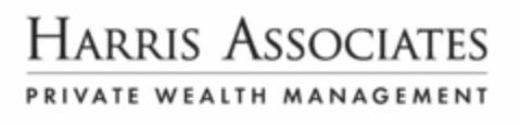 HARRIS ASSOCIATES PRIVATE WEALTH MANAGEMENT Logo (EUIPO, 08.04.2022)