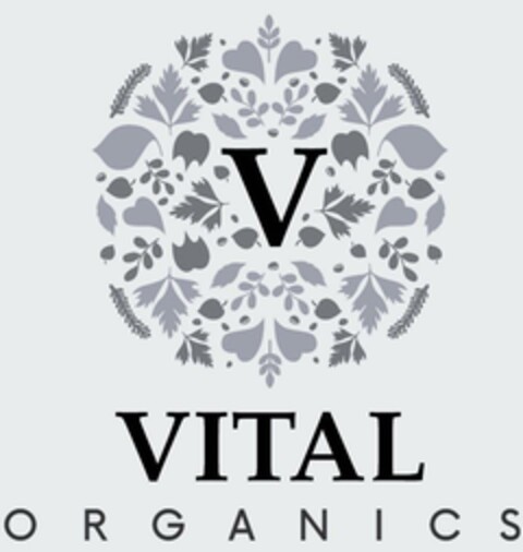 V VITAL ORGANICS Logo (EUIPO, 12/22/2023)