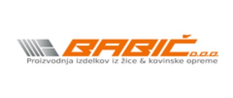 BABIČ D.O.O . Proizvodnja izdelkov iz žice & kovinske opreme Logo (EUIPO, 05/15/2024)