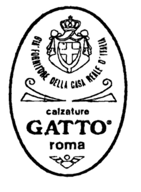 calzature GATTO roma GIA' FORNITORE DELLA CASA REALE D'ITALIA Logo (EUIPO, 05/19/2000)