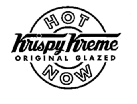 Krispy Kreme ORIGINAL GLAZED HOT NOW Logo (EUIPO, 23.11.2001)