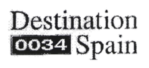 Destination 0034 Spain Logo (EUIPO, 06.10.2003)