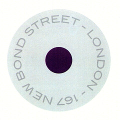 167 NEW BOND STREET - LONDON Logo (EUIPO, 31.10.2003)