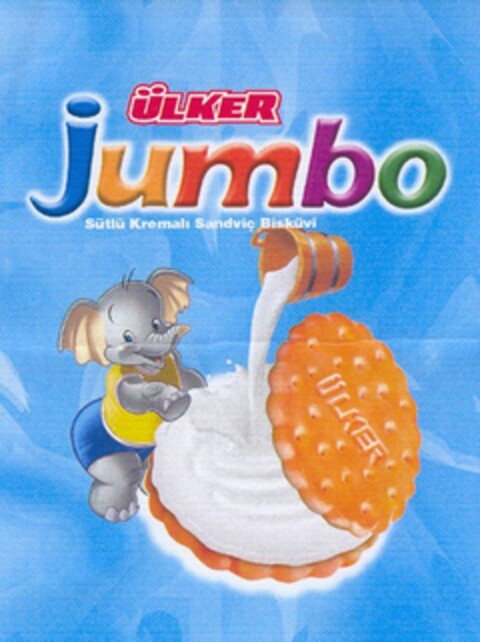 ÜLKER Jumbo Sütlü Kremali Sandviç Bisküvi Logo (EUIPO, 20.10.2004)