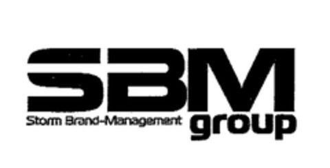 SBM group Storm Brand-Management Logo (EUIPO, 23.05.2007)