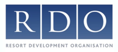 RDO RESORT DEVELOPMENT ORGANISATION Logo (EUIPO, 11.12.2008)