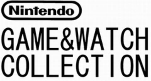 Nintendo GAME&WATCH COLLECTION Logo (EUIPO, 03.02.2009)