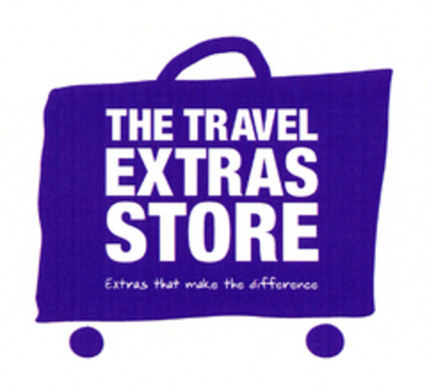 THE TRAVEL EXTRAS STORE Extras that make the difference Logo (EUIPO, 28.04.2010)