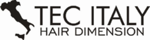 TEC ITALY HAIR DIMENSION Logo (EUIPO, 07.04.2011)