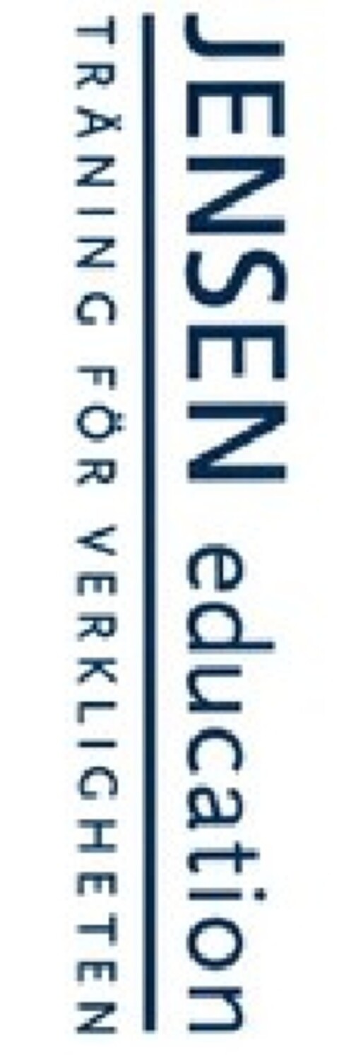 JENSEN EDUCATION TRÄNING FÖR VERKLIGHETEN Logo (EUIPO, 04.01.2012)