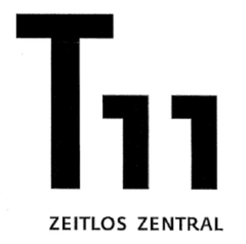 T11 ZEITLOS ZENTRAL Logo (EUIPO, 16.11.2012)