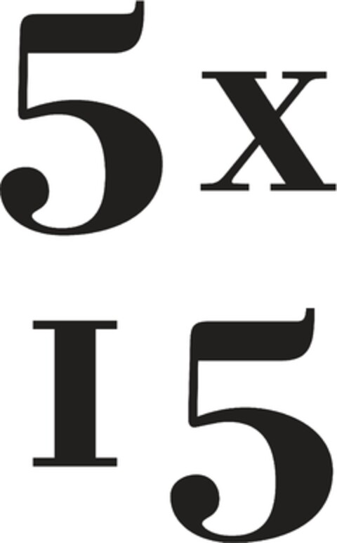 5x15 Logo (EUIPO, 12/19/2012)