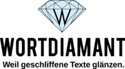 WORTDIAMANT Weil geschliffene Texte glänzen. Logo (EUIPO, 16.05.2014)