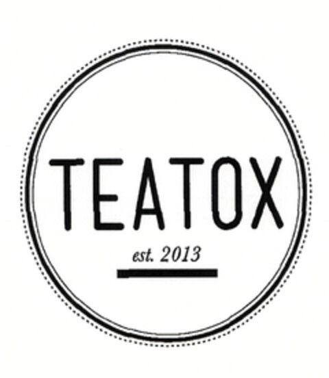 TEATOX est.2013 Logo (EUIPO, 24.06.2015)