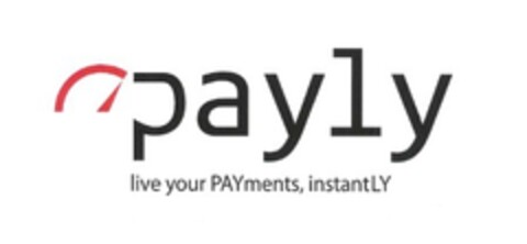 PAYLY LIVE YOUR PAYMENTS, INSTANTLY Logo (EUIPO, 30.05.2016)