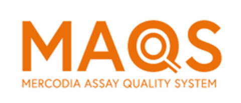 MAQS MERCODIA ASSAY QUALITY SYSTEM Logo (EUIPO, 28.02.2018)