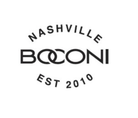 NASHVILLE BOCONI EST 2010 Logo (EUIPO, 25.05.2018)