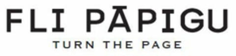 FLI PAPIGU TURN THE PAGE Logo (EUIPO, 29.01.2020)