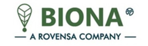 BIONA A ROVENSA COMPANY Logo (EUIPO, 16.04.2021)