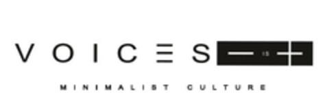 VOICES IS MINIMALIST CULTURE Logo (EUIPO, 28.09.2021)