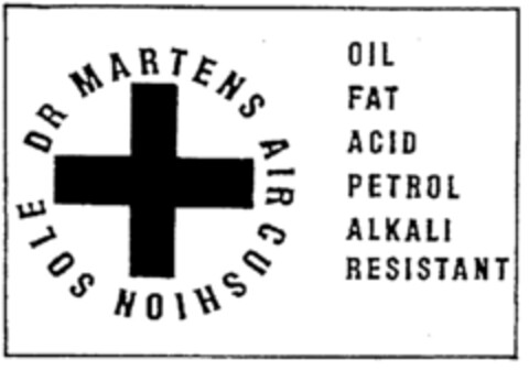 DR MARTENS AIR CUSHION SOLE Logo (EUIPO, 01.04.1996)