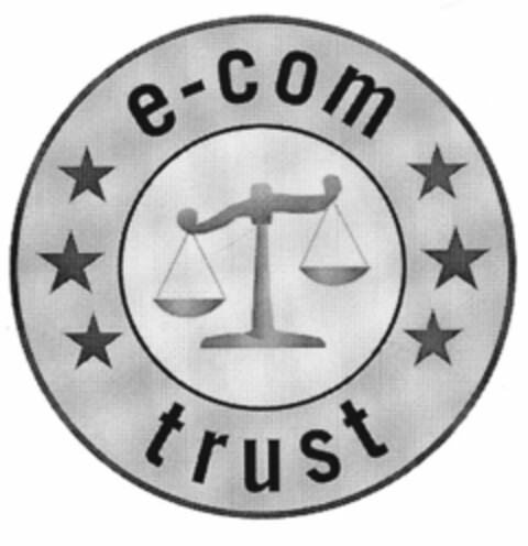 e-com trust Logo (EUIPO, 12/12/2000)