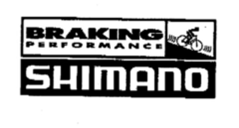 BRAKING PERFORMANCE SHIMANO Logo (EUIPO, 23.07.2001)