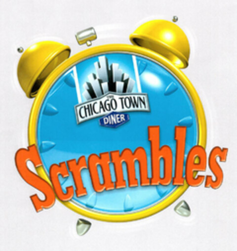 Scrambles THE CHICAGO TOWN DINER Logo (EUIPO, 05/09/2002)