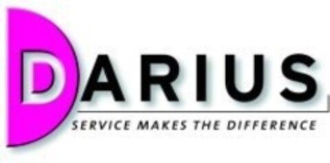 DARIUS SERVICE MAKES THE DIFFERENCE Logo (EUIPO, 17.02.2004)