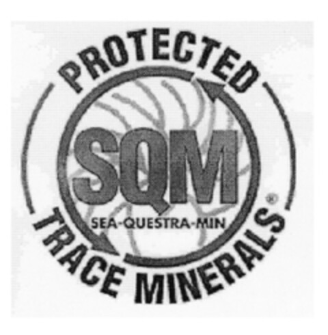 PROTECTED SQM SEA-QUESTRA-MIN TRACE MINERALS Logo (EUIPO, 22.12.2004)