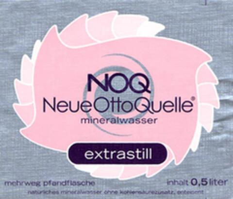 NOQ NeueOttoQuelle Mineralwasser extrastill Logo (EUIPO, 06/13/2005)