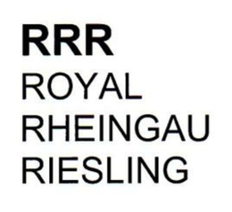 RRR ROYAL RHEINGAU RIESLING Logo (EUIPO, 29.12.2005)