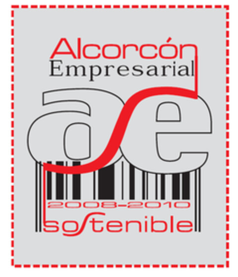 Alcorcón Empresarial ae 2008-2010 sostenible Logo (EUIPO, 11.01.2008)