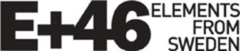 E+46 ELEMENTS FROM SWEDEN Logo (EUIPO, 01/19/2011)